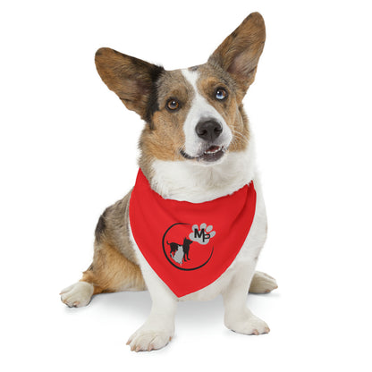 Monkey's Pack Red Pet Bandana Collar