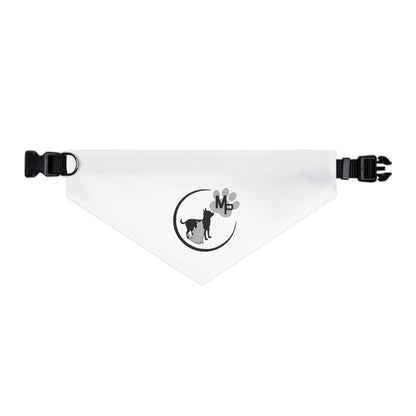 Monkey's Pack White Pet Bandana Collar