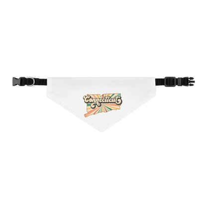 Connecticut Groovy Pet Bandana Collar