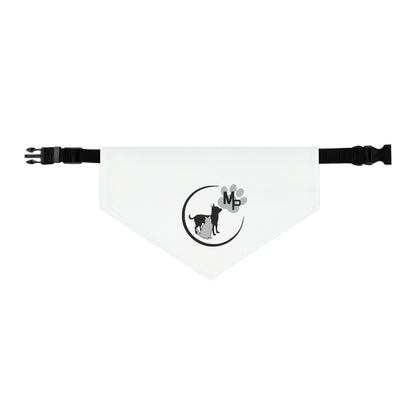 Monkey's Pack White Pet Bandana Collar