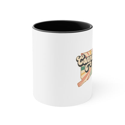 Connecticut Groovy Accent Coffee Mug, 11oz