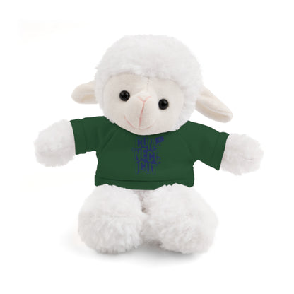 Connecticut Blue Lettering Stuffed Animals with Tee (multiple animals and colors)