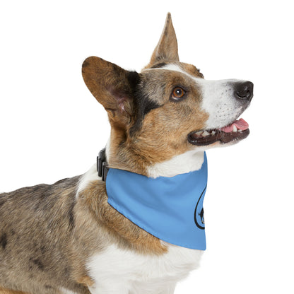 Monkey's Pack Blue Pet Bandana Collar