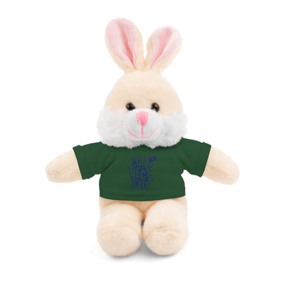 Connecticut Blue Lettering Stuffed Animals with Tee (multiple animals and colors)
