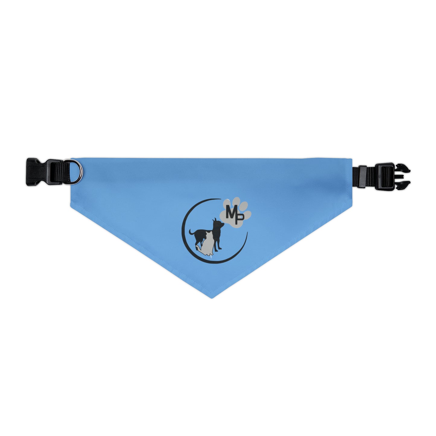 Monkey's Pack Blue Pet Bandana Collar