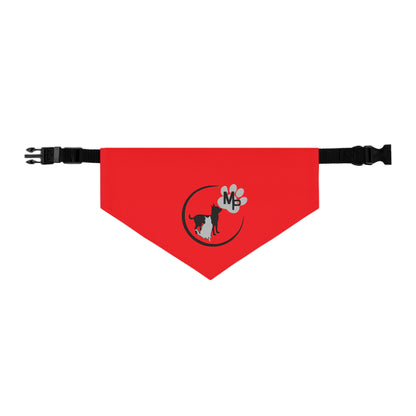 Monkey's Pack Red Pet Bandana Collar