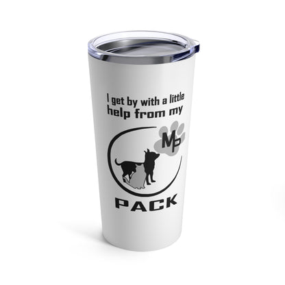 Monkey's Pack Tumbler 20oz (printed on both sides)