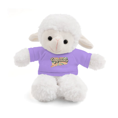 Connecticut Groovy Stuffed Animals with Tee (multiple animals and colors)