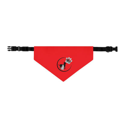 Monkey's Pack Red Pet Bandana Collar