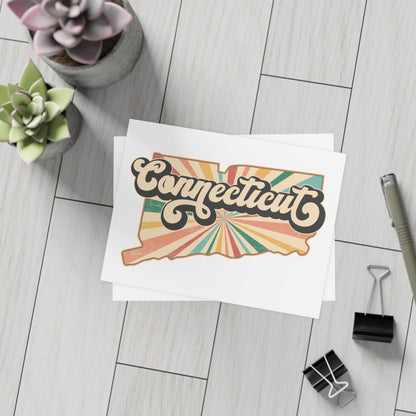 Connecticut Groovy Postcard Bundles (envelopes not included)