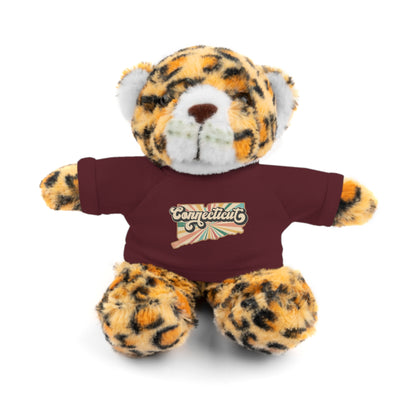 Connecticut Groovy Stuffed Animals with Tee (multiple animals and colors)