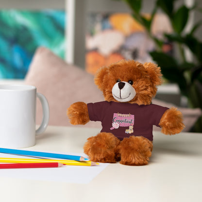 Connecticut Valentine Stuffed Animals with Tee (choose from many animals and colors)