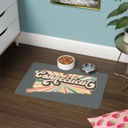 Connecticut Groovy Pet Food Mat (12x18)
