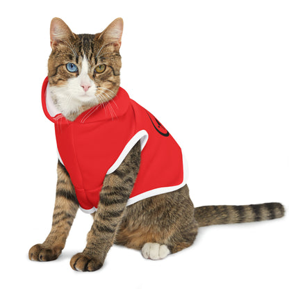 Monkeys Pack Red Pet Hoodie