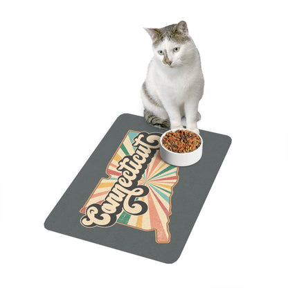 Connecticut Groovy Pet Food Mat (12x18)