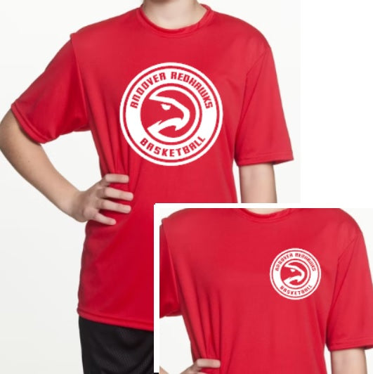 Andover Basketball Wicking Tee Youth and Adult Sizes