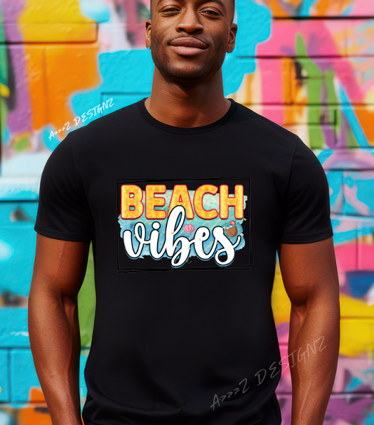 Beach Vibes Adult Tshirt