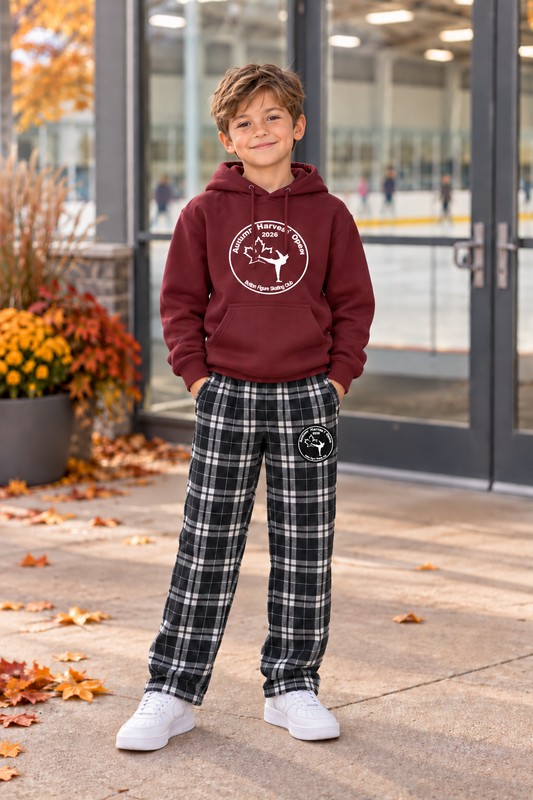 BFSC Autumn Harvest Open  YOUTH Flannel Pants Black/White