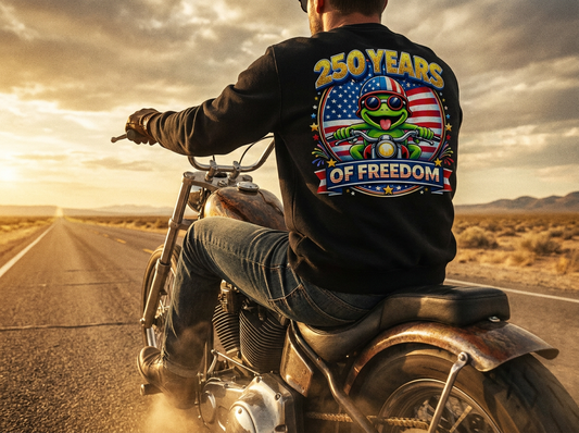 250 Years Frog - Short or Long Sleeve Ultra Cotton Gildan Tshirts 100% Preshrunk Cotton