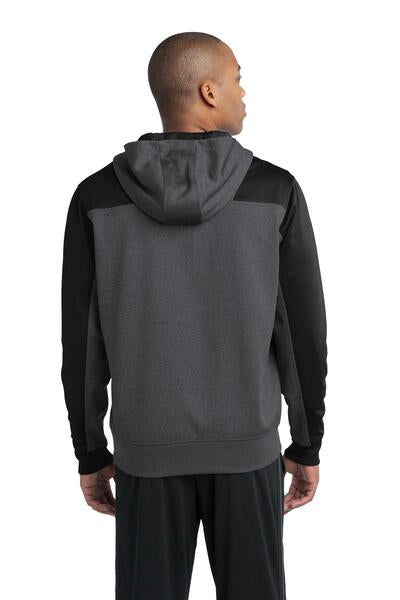 RYFC RHAM Youth/Adult Customizable Poly Tech Fleece Colorblock 1/4-Zip Hooded Sweatshirt