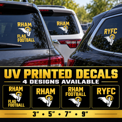 RYFC RHAM Football Decals