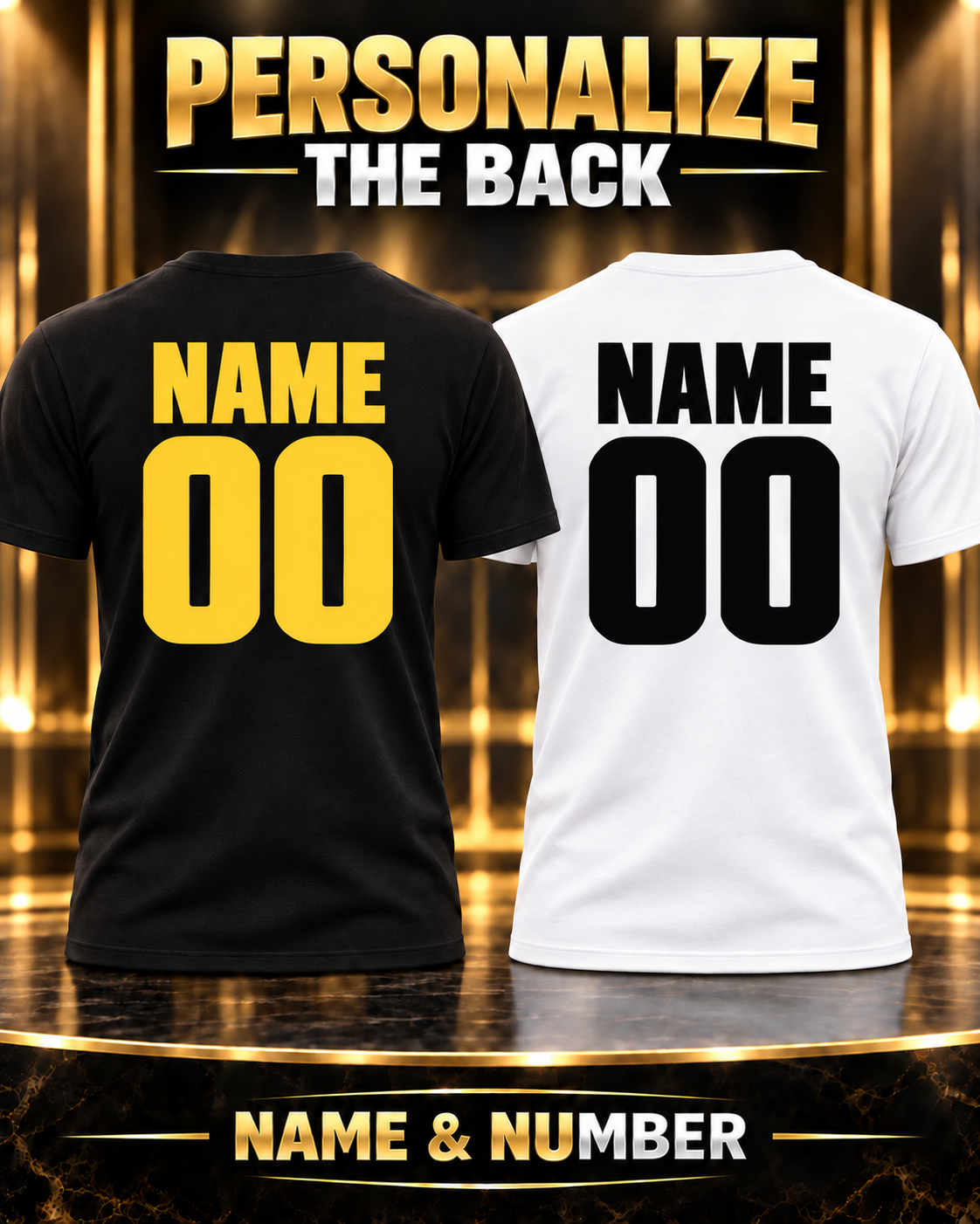 RYFC NEW! 6oth Anniversary Customizable Family Football Ultra Cotton Tshirt