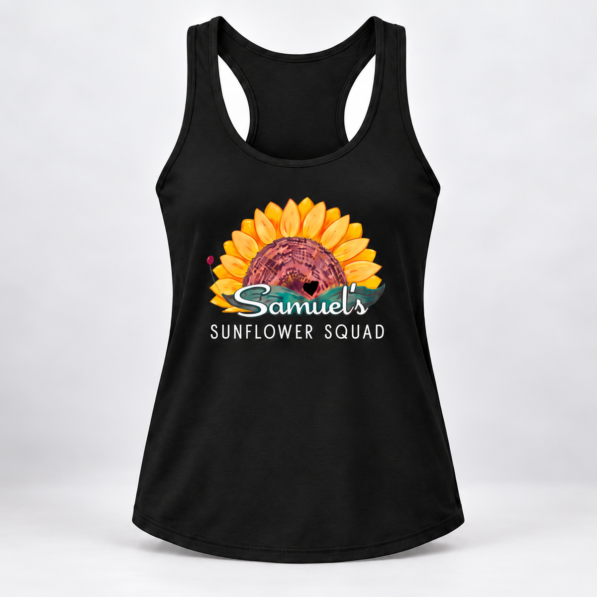 Samuel's Sunflower Squad Adult Gildan Softstyle Tank Top Mens/Womens Regular or Racerback