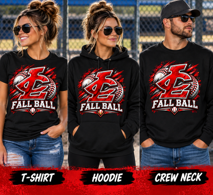 CLLL Fall Ball Baseball Black Youth and Adult Softstyle Gildan