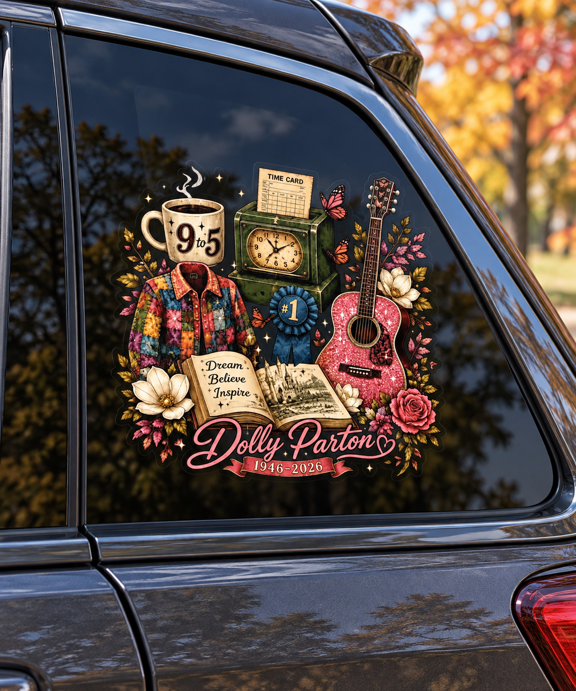 Dolly 1946 to 2026 UV Printed Decal