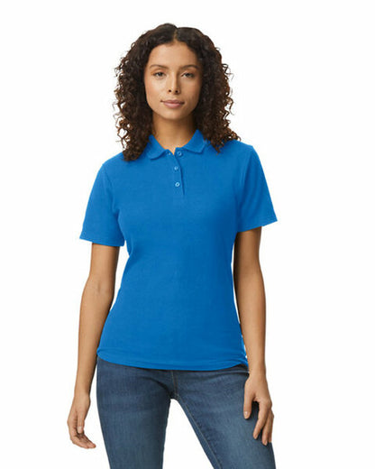 Mainely Rat Rescue Logo (pick your logo)  LADIES Softstyle Gildan Pique Polo