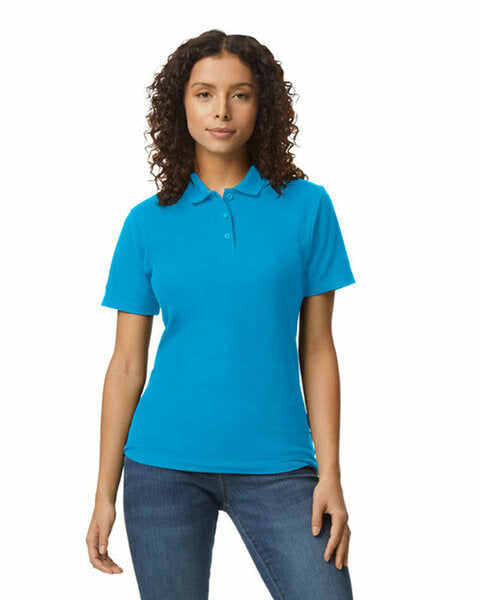 Mainely Rat Rescue Logo (pick your logo)  LADIES Softstyle Gildan Pique Polo