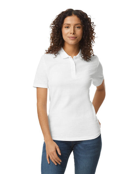 Mainely Rat Rescue Logo (pick your logo)  LADIES Softstyle Gildan Pique Polo
