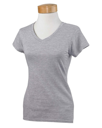CLLL Customizable SoftStyle Gildan Ladies Fitted or Unisex V-Neck T-Shirt