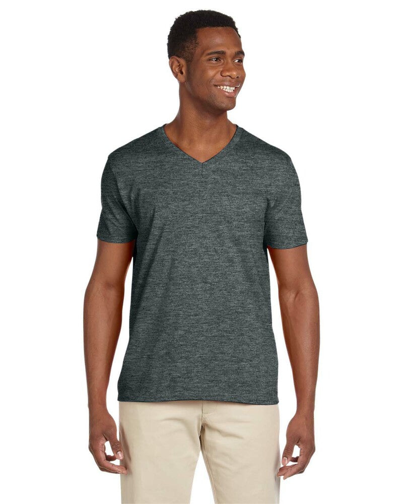 CLLL Customizable SoftStyle Gildan Ladies Fitted or Unisex V-Neck T-Shirt
