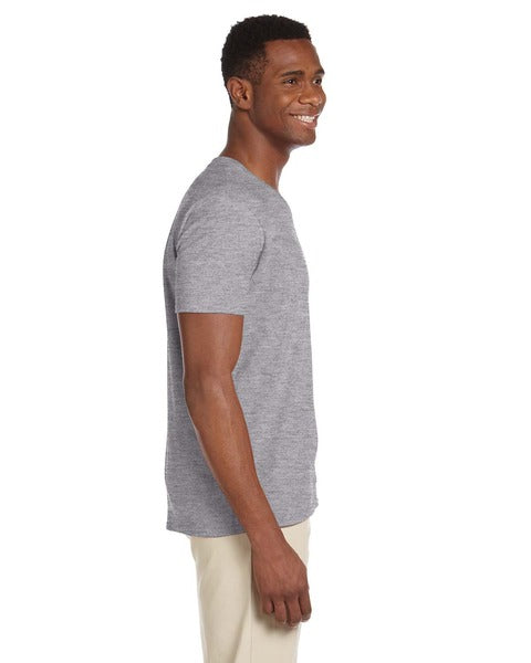 CLLL Customizable SoftStyle Gildan Ladies Fitted or Unisex V-Neck T-Shirt