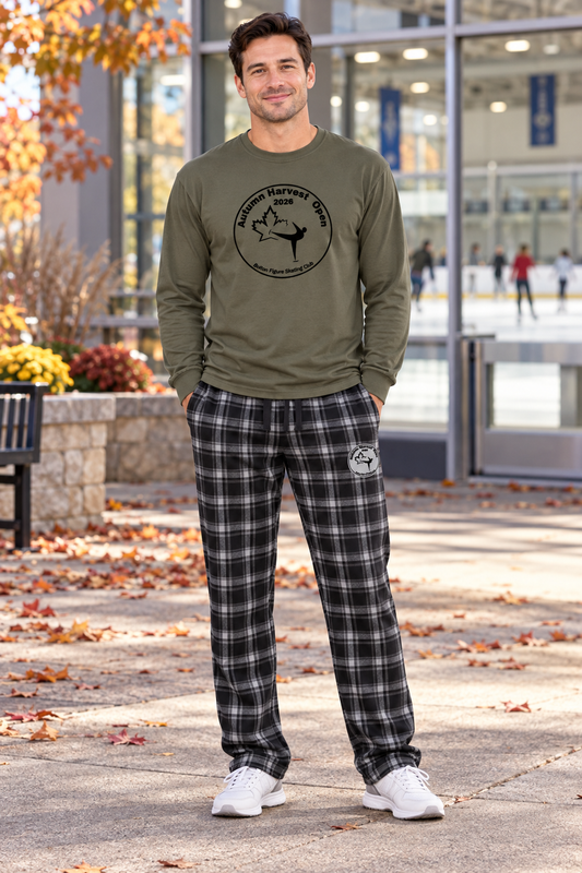 BFSC Autumn Harvest Open Flannel Pants Black