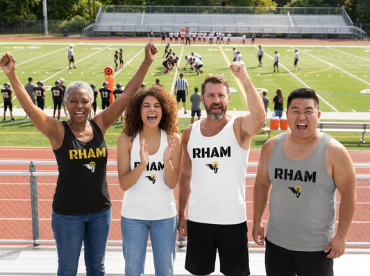 RYFC RHAM Adult Gildan Softstyle Tank Top Mens/Womens Regular or Racerback