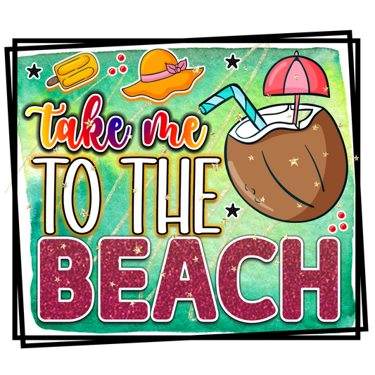 Take Me to the Beach Adult Tshirt