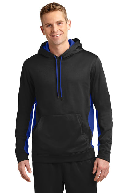 Royals Basketball Adult Customizable Poly Sport Tek Color Block Hoodie