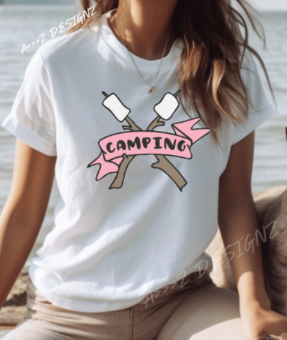 Camping Adult Tshirt
