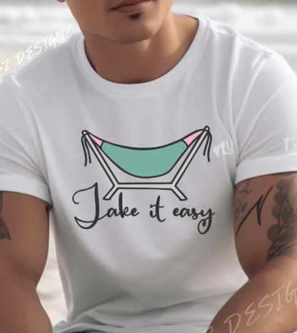 Take It Easy Adult Tshirt