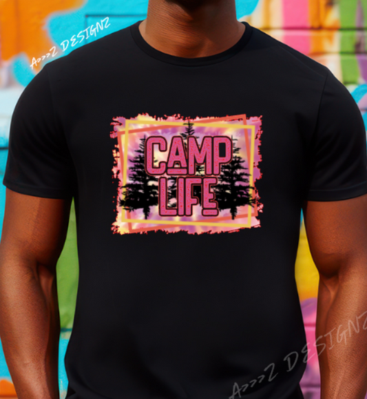 Camp Life Adult Tshirt