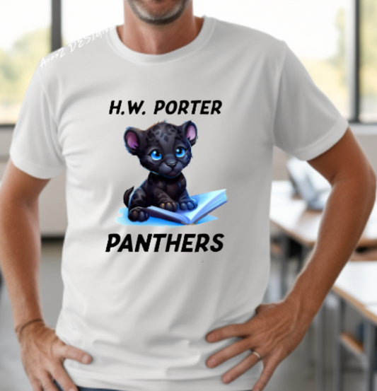 H.W Porter Child Panther ADULT NEW! Softstyle Tees