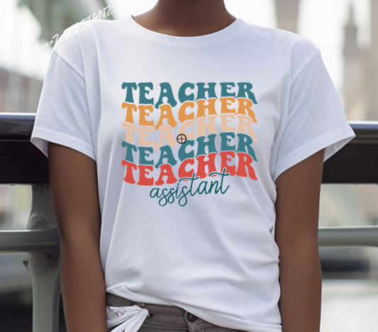 Teacher Assistant Adult Tshirt