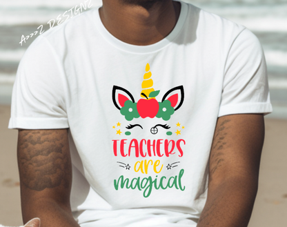 Teachers are Magical Adult Tshirt