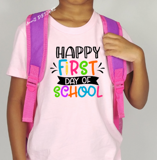 Happy First Day of School Youth Tshirt