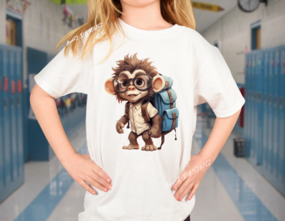 School Baboon Youth Tshirt