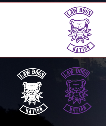 LDMC Mascot Nation Decal with rockers