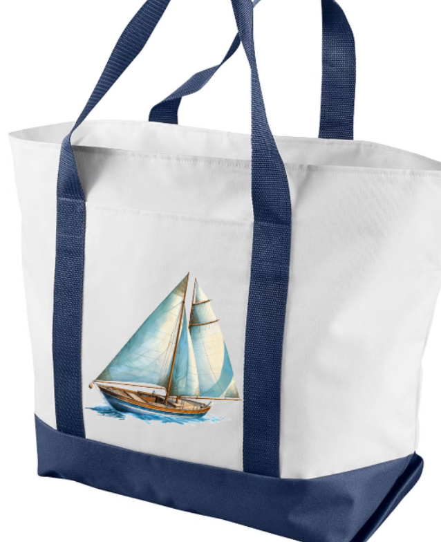 Pinup Navy Girl Bag - choose your design and bag size