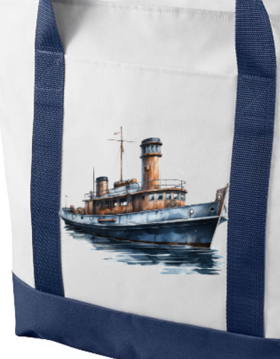 Pinup Navy Girl Bag - choose your design and bag size